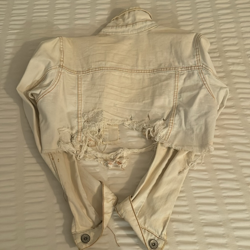 Cropped Jean Jacket - image 2